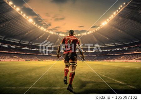 ラグビー選手1 AI生成画像 ラグビー選手1 AI生成画像 105097102