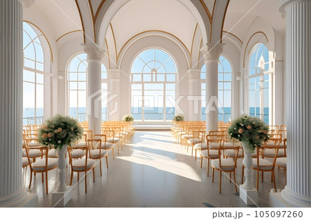 結婚式場9　AI生成画像 105097260