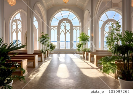 結婚式場12 AI生成画像 結婚式場12 AI生成画像 105097263