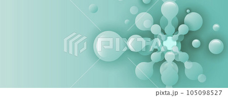 Network molecules geometry pattern. Vector beautiful technology on color banner background Network molecules geometry pattern. Vector beautiful technology on color banner background 105098527