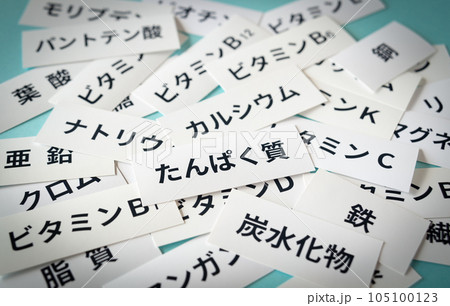 栄養素色々　栄養　健康管理　フレイル予防　ダイエット 105100123