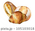 3種のパン水彩 105103018