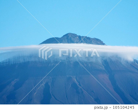 山梨県南都留郡鳴沢村_道の駅なるさわからの富士山7_2022 105104245