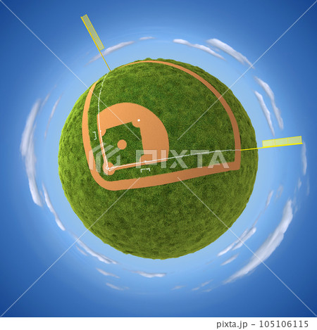 Round baseball field Round baseball field 105106115