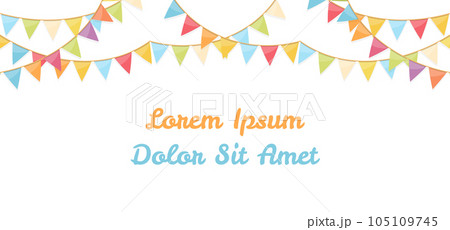 Background with Bunting Background with Bunting 105109745