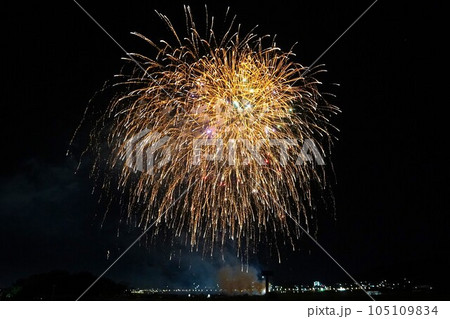 打ち上げ花火 しだれ柳 打ち上げ花火 しだれ柳 105109834