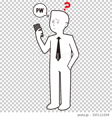 A person who forgot their password on their smartphone A person who forgot their password on their smartphone 105112209