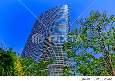 東京 港区港南の都市風景 品川インターシティのオフィスビル 東京 港区港南の都市風景 品川インターシティのオフィスビル 105112582