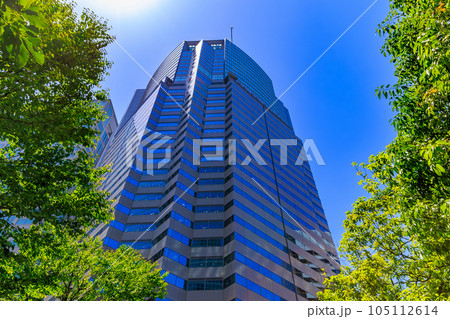 東京 港区港南の都市風景 品川グランドコモンズのオフィスビル 東京 港区港南の都市風景 品川グランドコモンズのオフィスビル 105112614