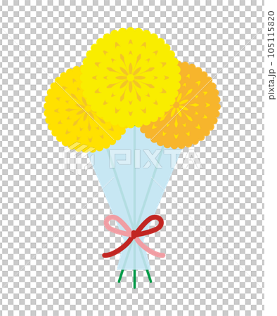 一束秋花菊花的插圖 105115820