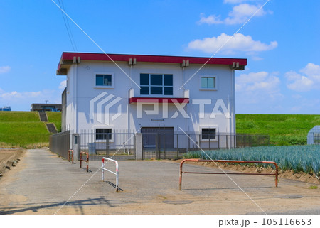 千葉県松戸市北千葉広域水道企業団接合井周辺2023年7月 105116653