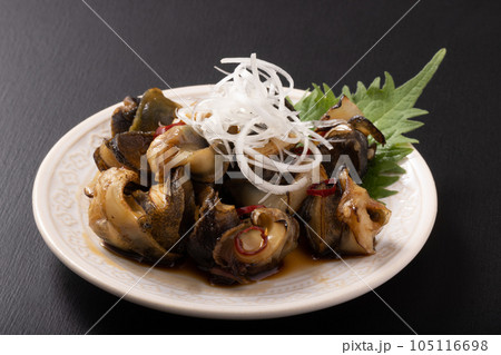 つぶ貝の照り焼き つぶ貝の照り焼き 105116698