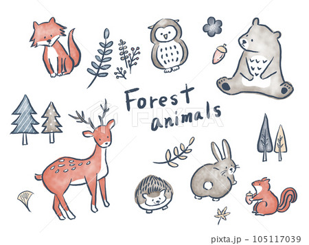 森の動物たち 森の動物たち 105117039