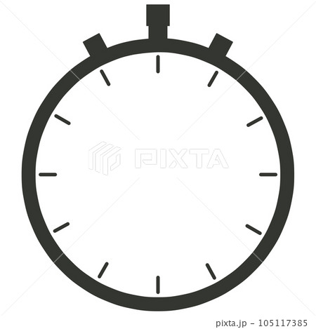 ストップウォッチのアイコン ストップウォッチのアイコン 105117385