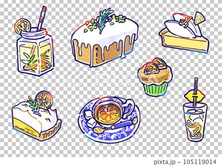 加檸檬的糖果和飲料 105119014