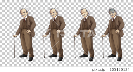 Old man set 2 in a suit 105120124