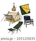 camp equipment vector 105120835