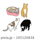 set of cats vector 105120838