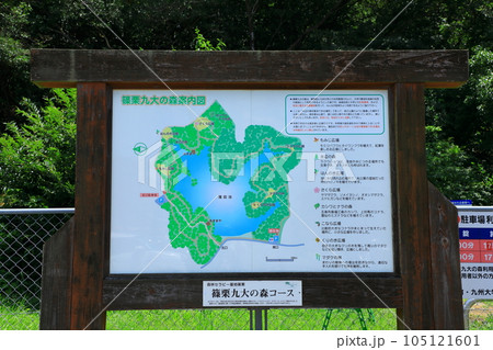 篠栗九大の森 案内板 篠栗九大の森 案内板 105121601