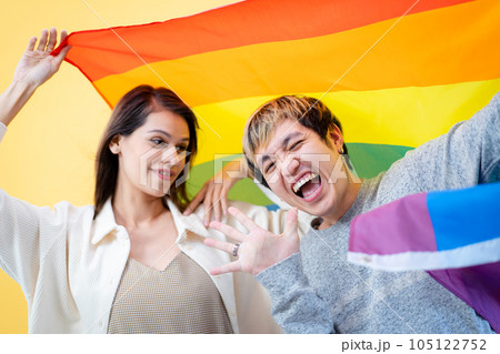Portrait of LGBTQ+ people. Portrait of LGBTQ+ people. 105122752