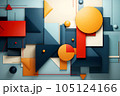 Abstract background. Geometric image. 105124166