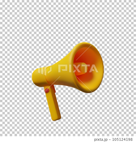 megaphone 3d 105124198