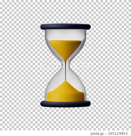 3d rendering of hourglass 3d rendering of hourglass 105124953