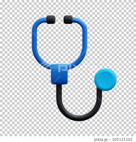 stethoscope doctor 3d 105125102