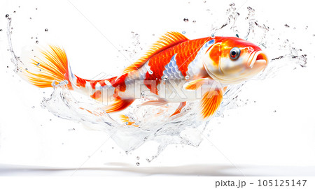 コイのイメージ - image of Koi fish - No1-2 Generative AI 105125147