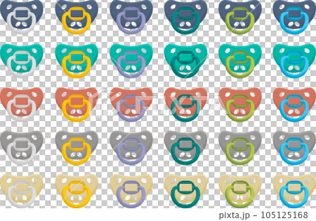 big set baby pacifiers, dummy with rubber nipple big set baby pacifiers, dummy with rubber nipple 105125168