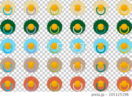 big set baby pacifiers, dummy with rubber nipple 105125196