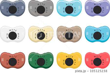 big set baby pacifiers, dummy with rubber nipple big set baby pacifiers, dummy with rubber nipple 105125238