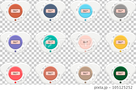 big set baby pacifiers, dummy with rubber nipple big set baby pacifiers, dummy with rubber nipple 105125252