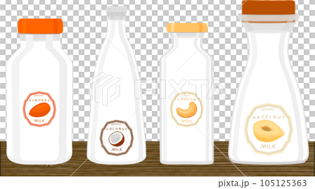 big set different types chilled milk big set different types chilled milk 105125363