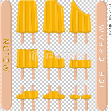 Big set various sweet tasty natural ice cream Big set various sweet tasty natural ice cream 105125371