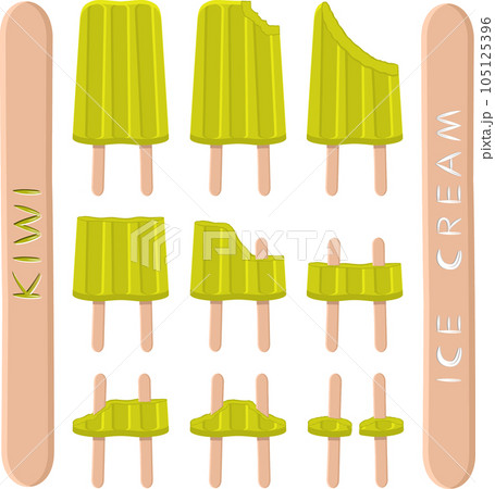Big set various sweet tasty natural ice cream Big set various sweet tasty natural ice cream 105125396
