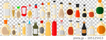 big kit varied glass bottles filled liquid garlic sauce big kit varied glass bottles filled liquid garlic sauce 105125413