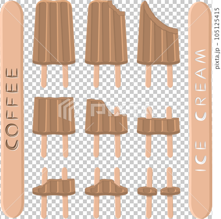 Big set various sweet tasty natural ice cream Big set various sweet tasty natural ice cream 105125415