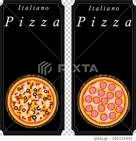 Various sweet tasty pizza 105125442