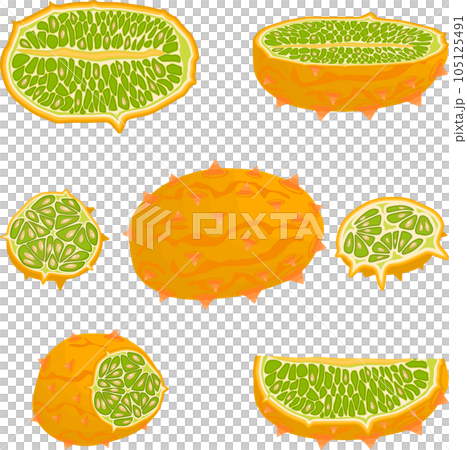 Sweet juicy tasty natural eco product kiwano Sweet juicy tasty natural eco product kiwano 105125491