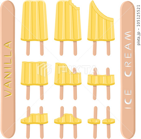 Big set various sweet tasty natural ice cream Big set various sweet tasty natural ice cream 105125521
