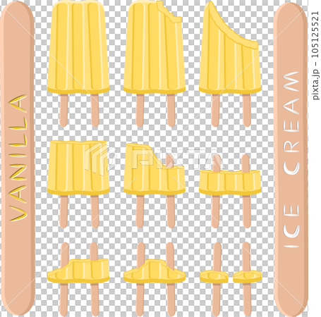 Big set various sweet tasty natural ice cream Big set various sweet tasty natural ice cream 105125521