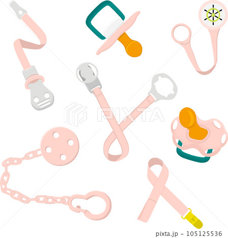 big set baby pacifiers, dummy with rubber nipple big set baby pacifiers, dummy with rubber nipple 105125536