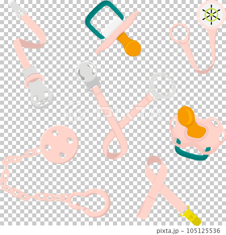 big set baby pacifiers, dummy with rubber nipple big set baby pacifiers, dummy with rubber nipple 105125536