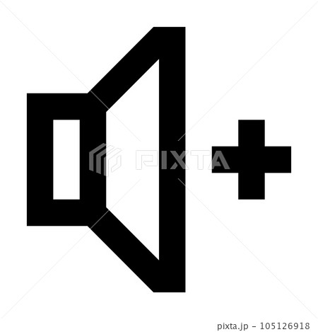 Volume Up icon. Suitable for website UI design Volume Up icon. Suitable for website UI design 105126918