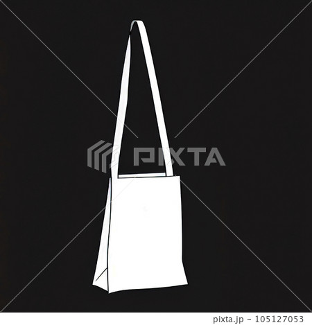 Illustration of a shopping bag on background. Computer drawn shopping bag. Hand bag. Illustration of a shopping bag on background. Computer drawn shopping bag. Hand bag. 105127053
