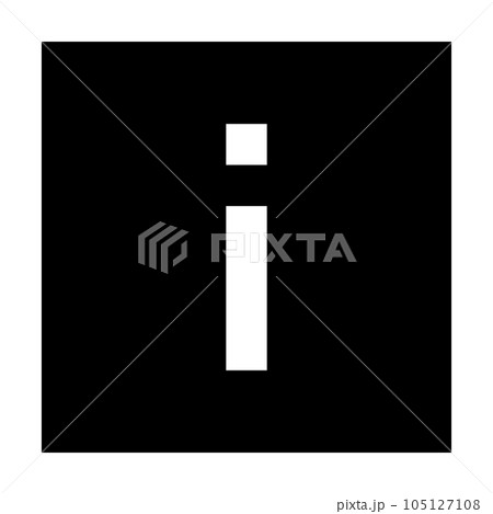 Info icon. Suitable for website UI design 105127108