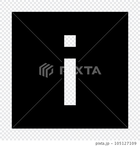 Info icon. Suitable for website UI design 105127109