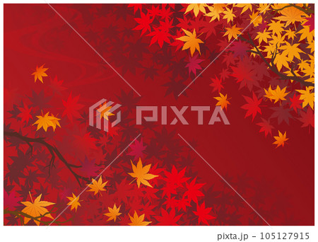 秋　紅葉　和風　背景 105127915
