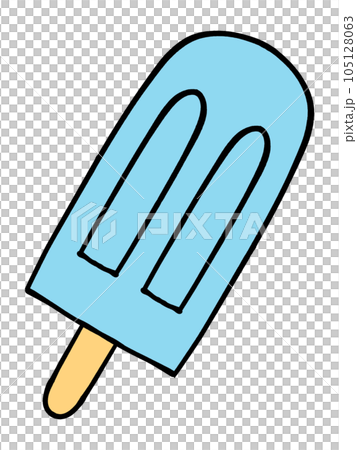 簡單的蘇打味冰棒插畫素材 簡單的蘇打味冰棒插畫素材 105128063